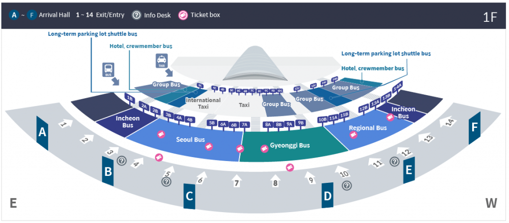 Terminal Incheon Airport Map - Bank2home.com